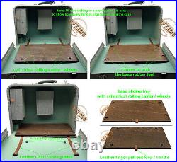 VTG German SINGER Sewing Machine Case & Base for 15 66 201 201-2 316 319 206 191