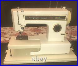VTG, Kenmore Ultra-Stitch 8 Sewing Machine withCarry Case, Foot Pedal & Accessories