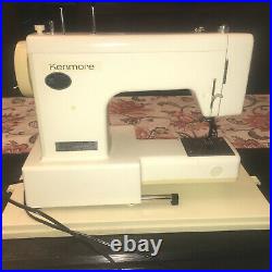 VTG, Kenmore Ultra-Stitch 8 Sewing Machine withCarry Case, Foot Pedal & Accessories