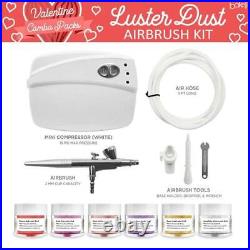 Valentine's Day Airbrush Gun Kit White (7 PC SET)