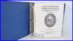 Viking Husqvarna #1 300 Series Sewing Machine with Carrying Case and Handbook