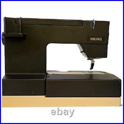 Viking Husqvarna 180 Sewing Machine With Carrying Case. Missing Pedal