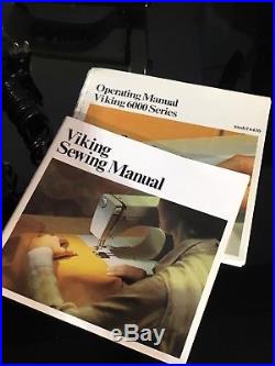 Viking Husqvarna 64 30 Model SEWING MACHINE Foot Pedal & Carrying Case + More