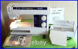 Viking Husqvarna Sewing Machine Tested Cleaned and Working Case + Manuals Excell