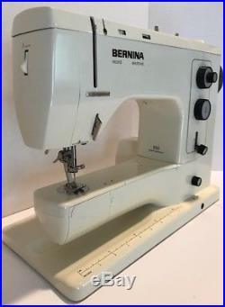 Vintage 1970's Bernina 830 Record Sewing Machine With Carry Case & Accecessories