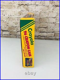 Vintage 1993 Crayola 96 Crayon Case Storage Carrying New