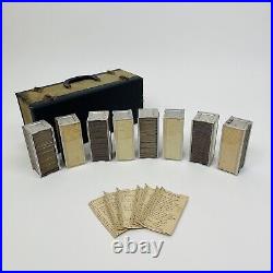Vintage 2x2 Slides Craft Kodachrome Ektachrome Scenery Lot of 250+ Carrying Case