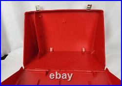 Vintage BERNINA 830 Record Sewing Machine Red Hard Sided Carry Storage CASE ONLY