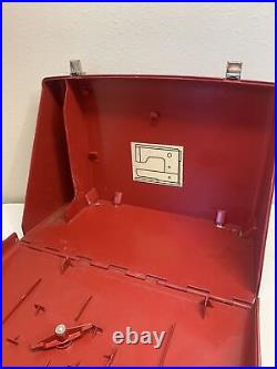 Vintage BERNINA 830 (older style) Burgundy Red Hard Carrying Case Cover