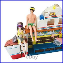 Vintage Barbie's Dream Boat Playset Chris Craft 1974 Mattel Carrying Case Xtras