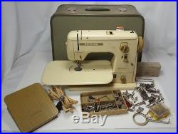 Vintage Bernina Minimatic 707 Sewing Machine Carrying Case extras Parts Repair