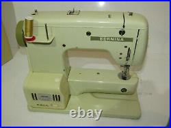 Vintage Bernina Minimatic 707 Sewing Machine, Foot Pedal And Original Carry Case