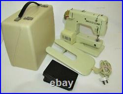 Vintage Bernina Minimatic 707 Sewing Machine, Foot Pedal And Original Carry Case