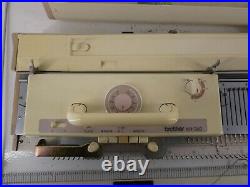 Vintage Brother Industrial Knitting Machine Kh-260 Chunky In Carry Case F20