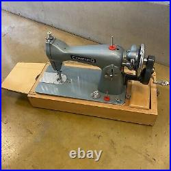 Vintage Concord Manual Sewing Machine With Carry Case & Instruction Manual