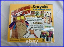 Vintage Crayola 72 Crayon Case Storage Carrying Case 1990 New Sealed MADE IN USA