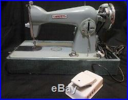 Vintage DeLuxe Precision Sewing Machine with Carrying Case