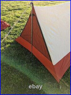 Vintage Diamond Brand Backpacking Tent with Rain Fly 5'x7'x42 USA Quality Made