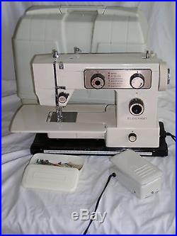 Vintage Electra 500FA Sewing Machine in Carrying Case