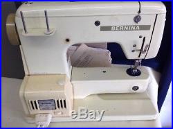 Vintage Electric Sewing Machine Bernina Minimatic 707 Foot Pedal Carry Case