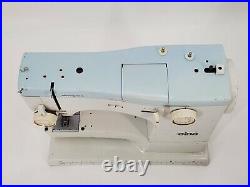 Vintage Elna Super SU 62C Free Arm Sewing Machine Carrying Case Turns On