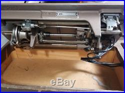 Vintage Emdeko Sewing Machine With Carrying Case. NH-9478 J-C28 zig zag works