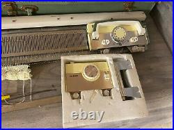 Vintage Empisal Knitmaster Model 250 Knitting Machine with carry case