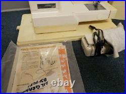 Vintage Kenmore Sewing Machine 385-1274180 with pedal, manual storage/carry case