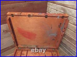 Vintage M. Grumbacher 292 Wooden Artist Paint Palette Travel Case