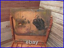 Vintage M. Grumbacher 292 Wooden Artist Paint Palette Travel Case