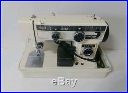 Vintage Morse Stretch Stitch Model 5401 Sewing Machine In Original Carrying Case