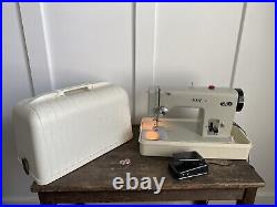 Vintage PFAFF 71 Professional Sewing Machine With Footpedal + Carrying Case NICE