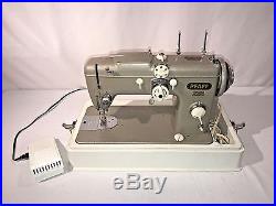 Vintage Pfaff 230 Sewing Machine With Replacement Carrying Case Fully Working