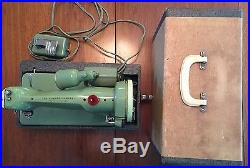 Vintage SINGER SEWING MACHINE RFJ8-8 With CARRYING CASE