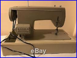 Vintage Sears Kenmore 1214 Sewing Machine Bundle Portable Hard Carrying Case