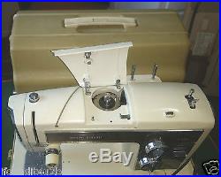 Vintage Sears Kenmore Heavy Duty 158 1.2 Amp Sewing Machine with Carrying Case
