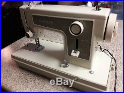 Vintage Sears Kenmore Portable All Metal Sewing Machine 5154 with Carrying Case