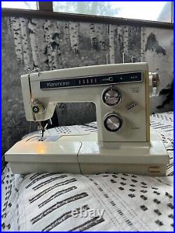 Vintage Sears Kenmore Sewing Machine Model 1941 WithCarrying Case Works Great