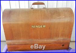 Vintage Singer 306K Automatic Sewing Machine with Carry Case Zig Zag Straight