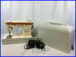 Vintage Singer 362 Electric Sewing Machine Fashion Mate with Carrying Case & Pedal