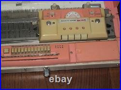 Vintage Singer Magic Memory Knitting Machine, Carry Case etc