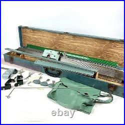 Vintage Super Speed Knitting Machine Japan Knit with Carry Case & Accessories