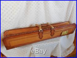 Vintage Tooled Leather Zippered Architect Carrying Case Custom Crafted XTRLong