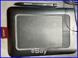 Wacom Bamboo Fun CTH-461 Craft Pen & Touch Tablet Works Great With Carrying Case