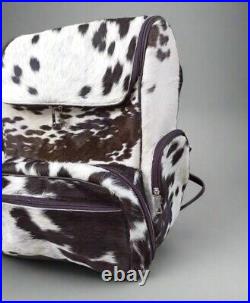 Western Cowhide Duffel Bag with Pony Hair Accent-Stylish Backpack set 1+1 Offer