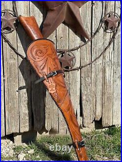 Western scabbard for lever action henry rifle Winchester model, Rossi R92 case