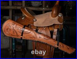 Western scabbard for lever action henry rifle Winchester model, Rossi R92 case