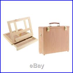Wet Canvas Carrier Carrying Case Storage Box and Table Easel with Drawer
