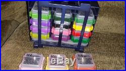 Whispers Stamp Pad LOT OF 30 WITH CARRY CASE. USED VERY LITTLE NEAR MINT