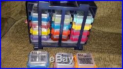 Whispers Stamp Pad LOT OF 30 WITH CARRY CASE. USED VERY LITTLE NEAR MINT